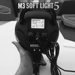نور SMD سینمایی M3 Soft Light 5 ( دو کلوین ریموت کنترل + LCD )