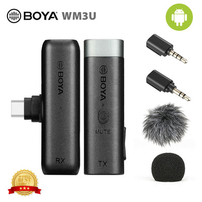 میکروفون بیسیم بویا مدل Boya BY-WM3U مناسب برای اندروید