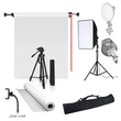 استودیو عکاسی سفید White Studio Kit به همراه سافت باکس LED دار