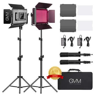 کیت نور سینمایی GVM RGB LED Video مدل 880RS
