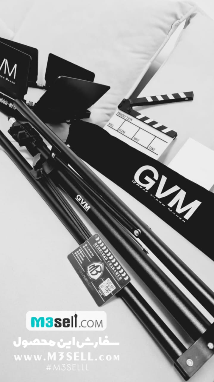 نور سینمایی حرفه ای GVM مدل GVM 880RS RGB LED Studio 2-Video-Light-Kit