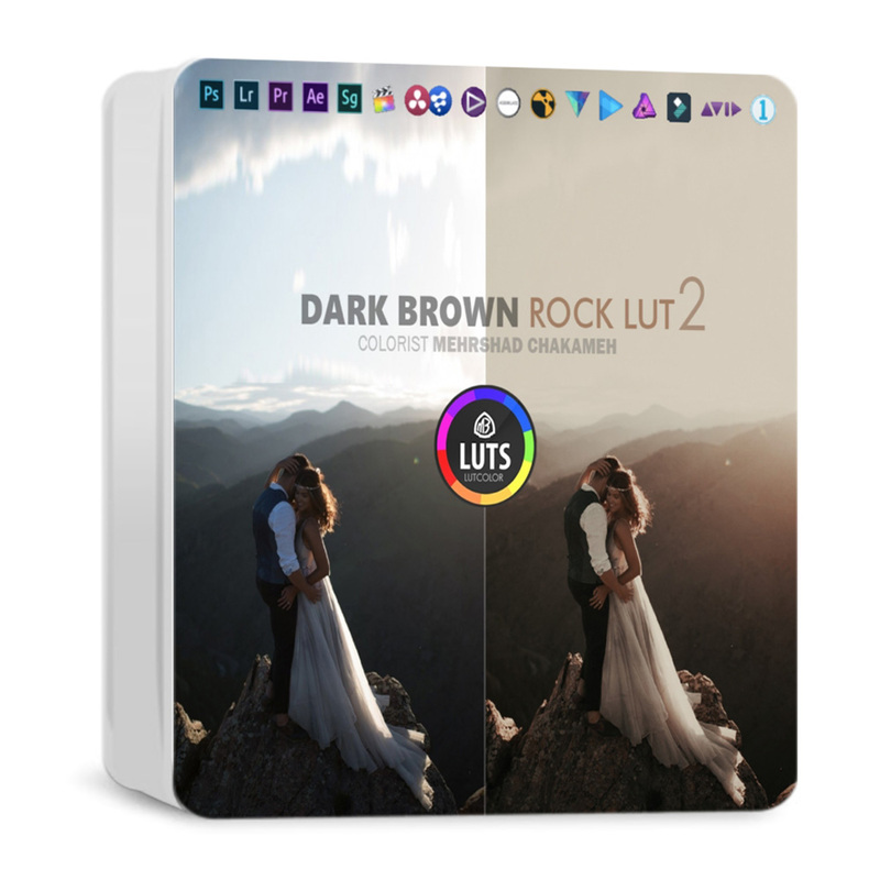 مجموعه رنگ Dark Brown Rock LUT 2