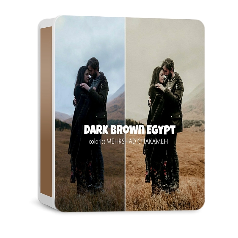 پریست رنگ Dark Brown Egypt Preset